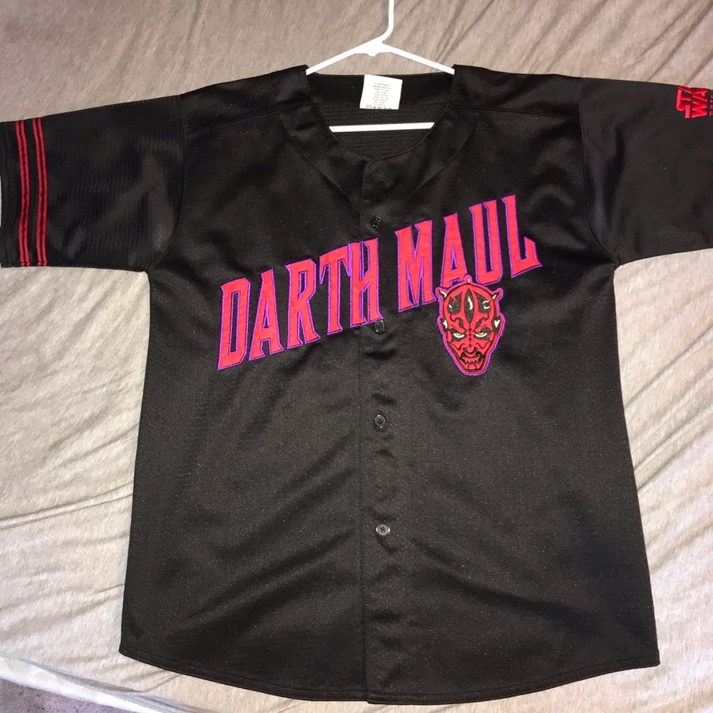Darth maul lee sport baseball jersey